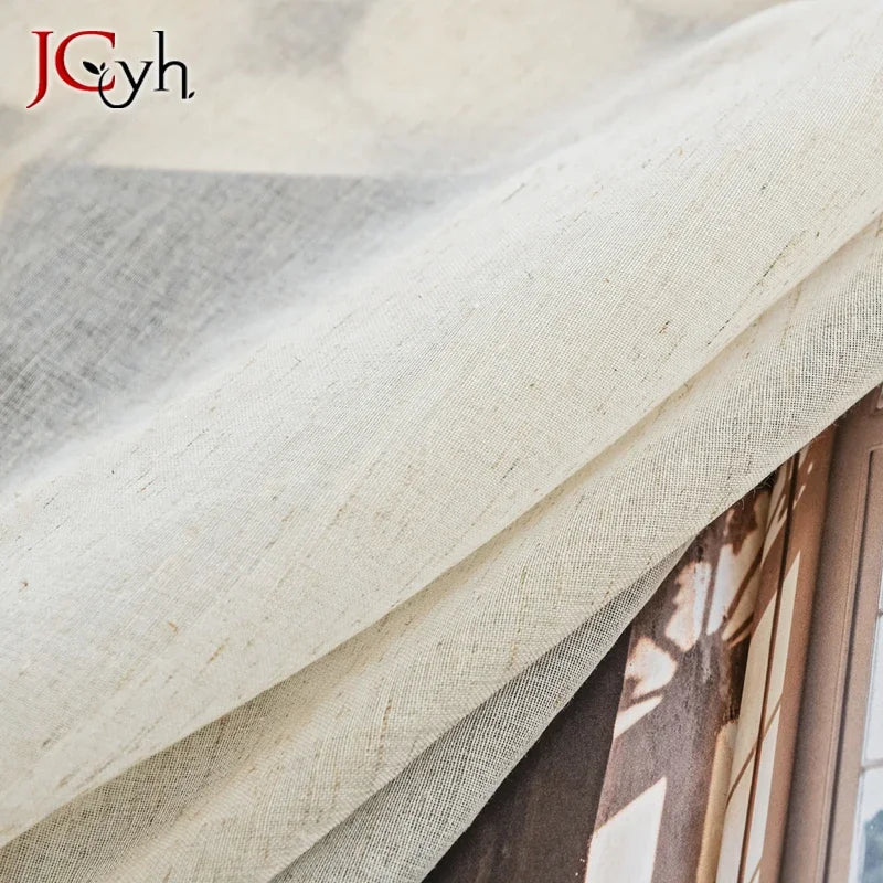 Japan Flax Linen Sheer Curtains