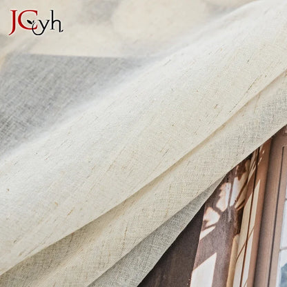 Japan Flax Linen Sheer Curtains