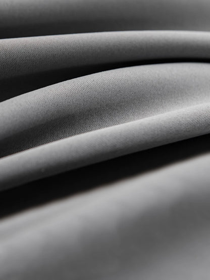 Fully Blackout Curtains, Hook Type Bedroom, Living Room, Thermal Insulation, Balcony, Sun Protection, Sunshade Fabric