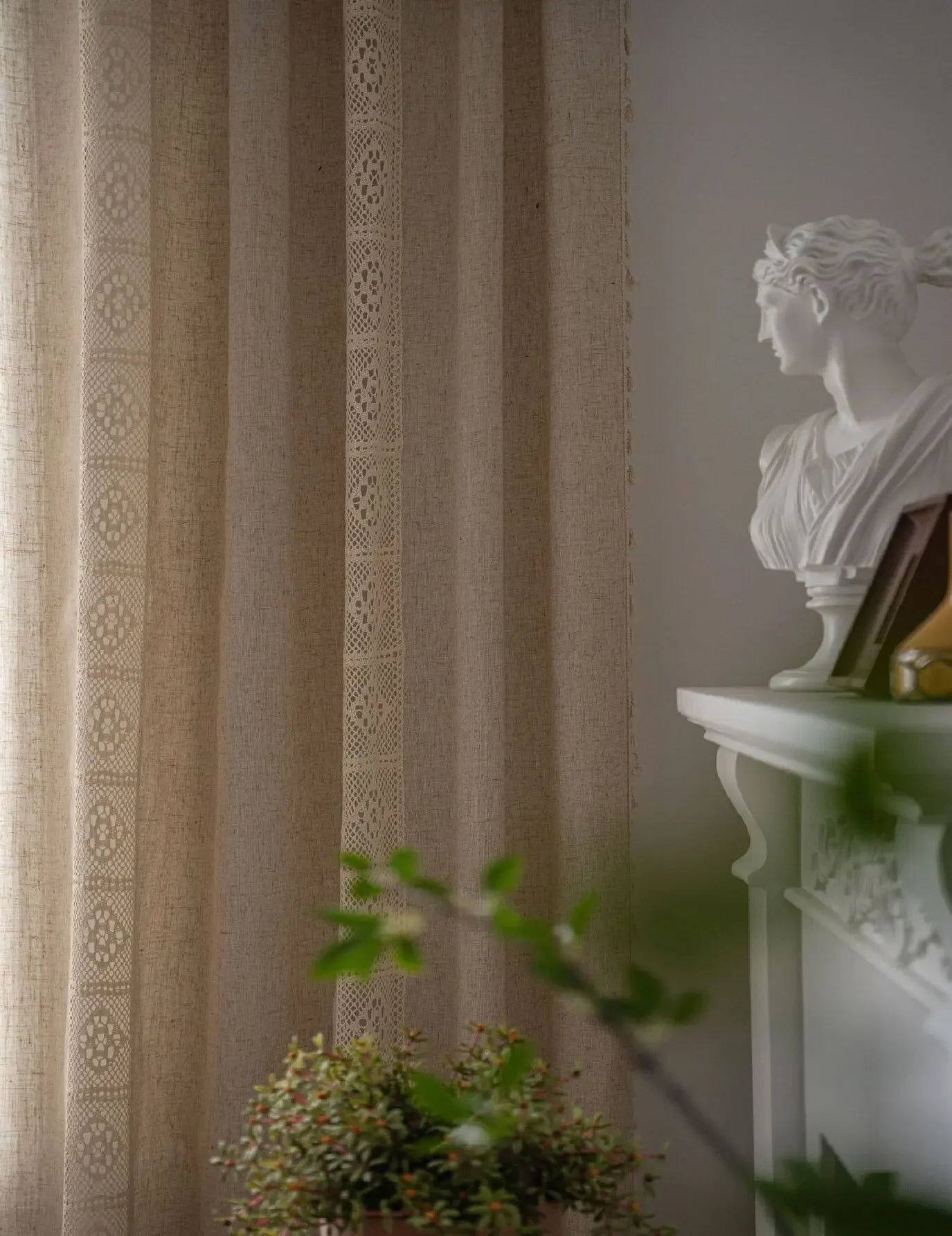 Boho Semi-Blackout Curtains with Tassels