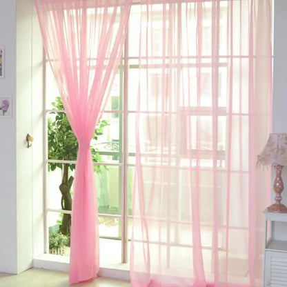 Transparent Gauze Sheer Curtains