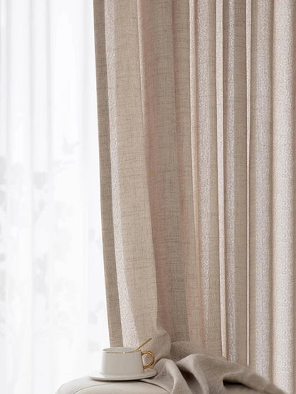 Japanese Linen Semi-Shading Curtains