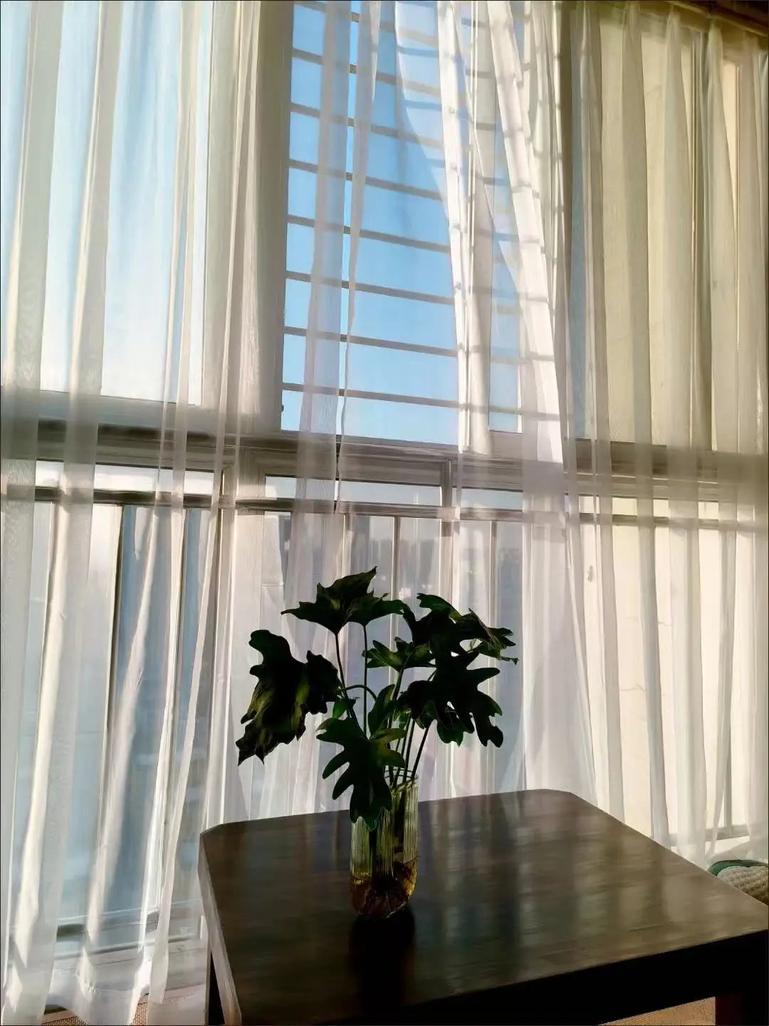 Custom White Sheer Curtains