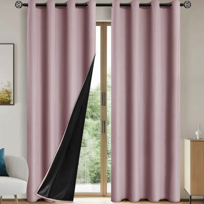 Modern Blackout Curtains Coated Lining