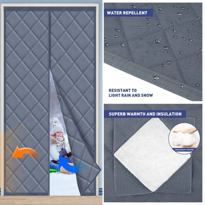 Magnetic Thermal Insulated Door Curtain