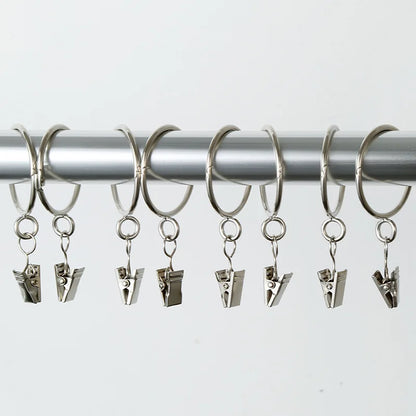 Premium Steel Curtain Clip Hooks