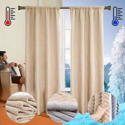 Thick Velvet Blackout Curtains
