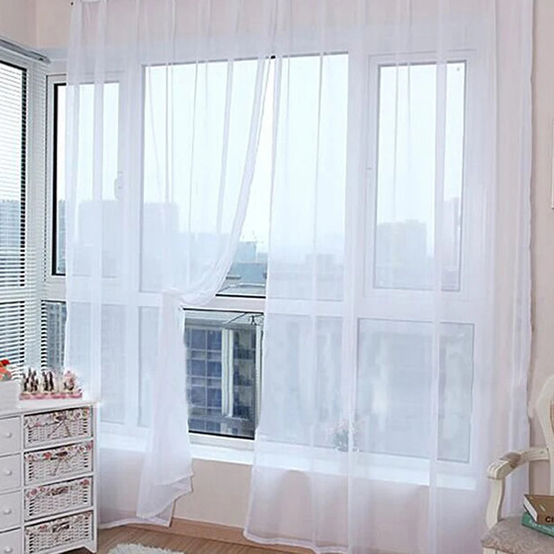Transparent Gauze Sheer Curtains