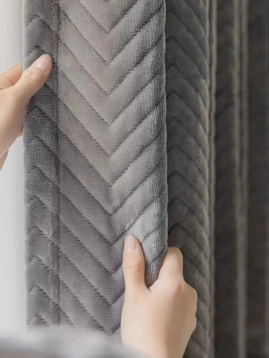 Thick Velvet Blackout Curtains