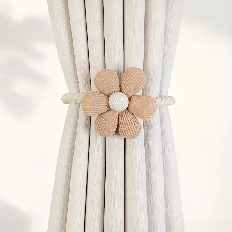 Floral Magnetic Curtain Buckle