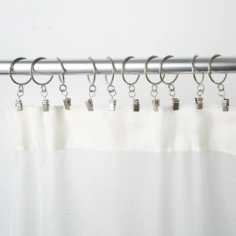 Premium Steel Curtain Clip Hooks