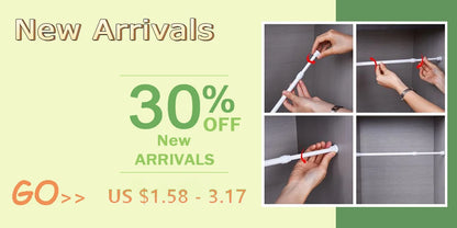 Adjustable Spring Curtain Rod