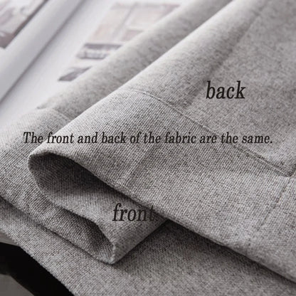 Asazal Linen Blackout Curtains