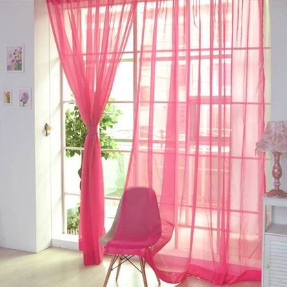 Transparent Gauze Sheer Curtains