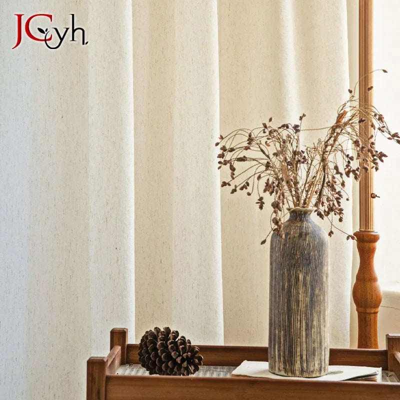Japan Flax Linen Sheer Curtains