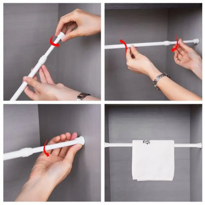 Adjustable Spring Curtain Rod