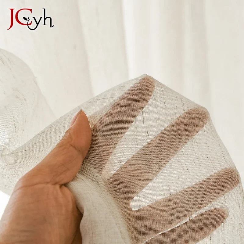 Japan Flax Linen Sheer Curtains