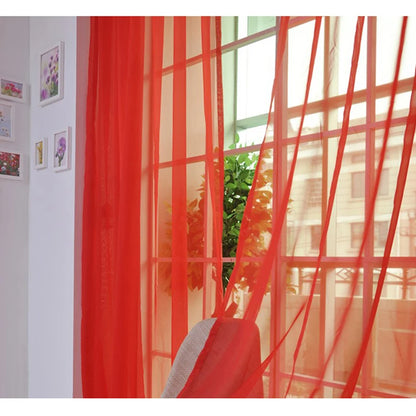 Transparent Gauze Sheer Curtains