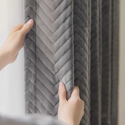 Thick Velvet Blackout Curtains
