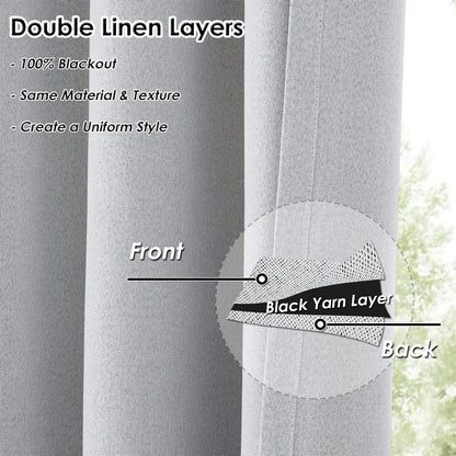 Extra Long Custom Blackout Curtains