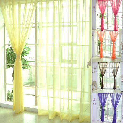 Transparent Gauze Sheer Curtains