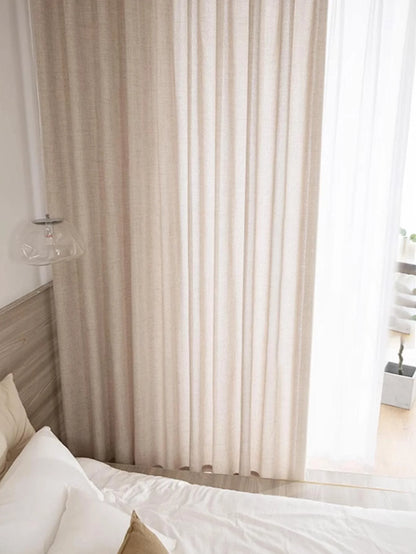 Japanese Linen Semi-Shading Curtains