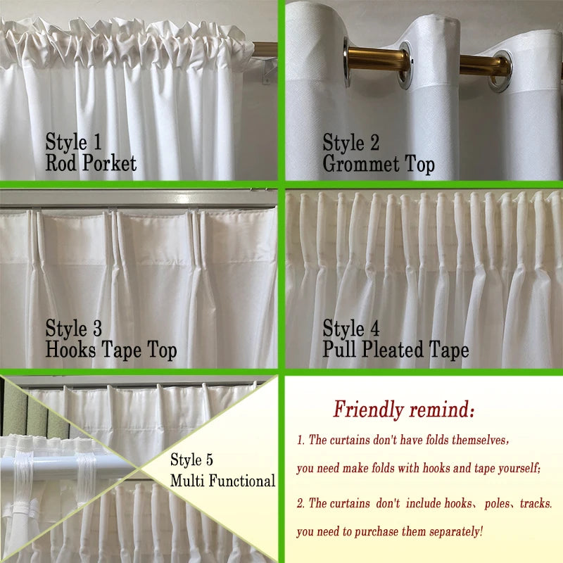 Asazal Linen Blackout Curtains