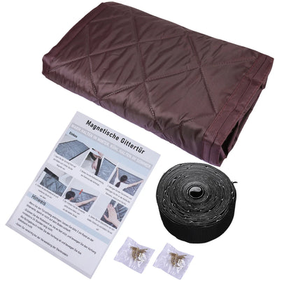 Magnetic Thermal Insulated Door Curtain