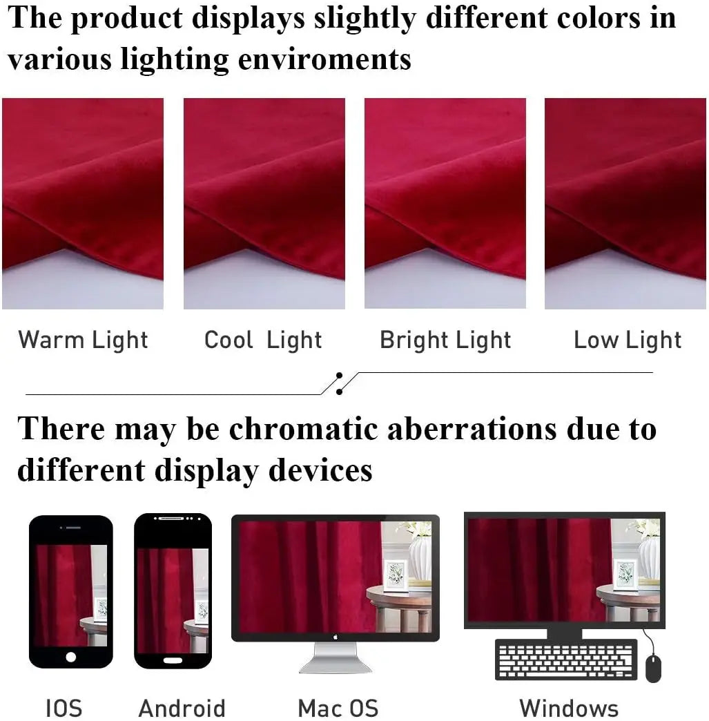 1Pc Burgundy Red Velvet Curtains 84 Inches Long Luxury Room Darkening for Bedroom Living Room Christmas Rod Pocket Drapes