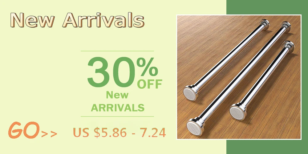 Adjustable Spring Curtain Rod
