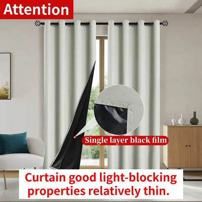 Modern Blackout Curtains Coated Lining