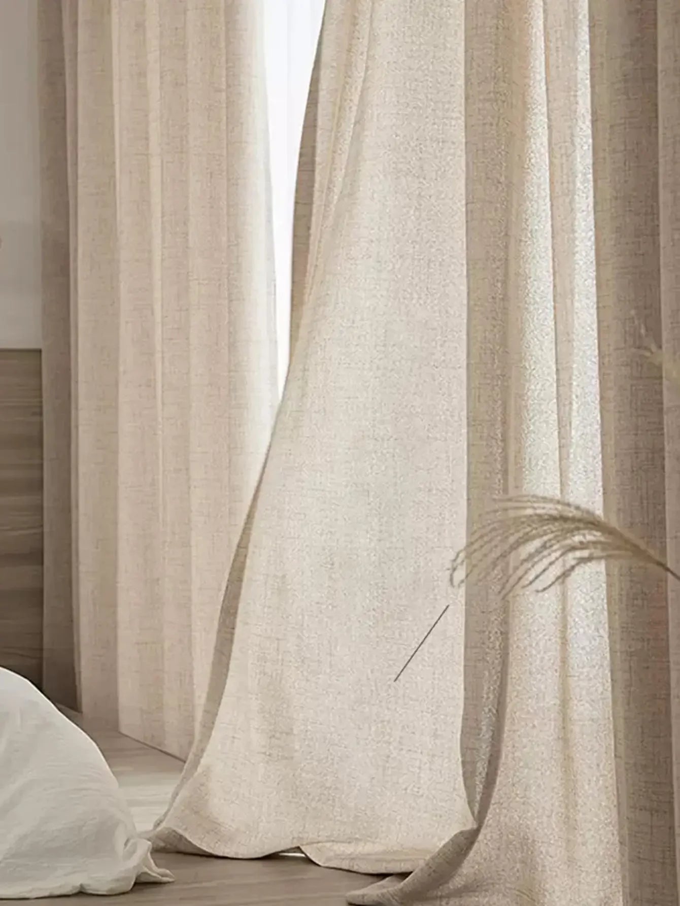 Japanese Linen Semi-Shading Curtains