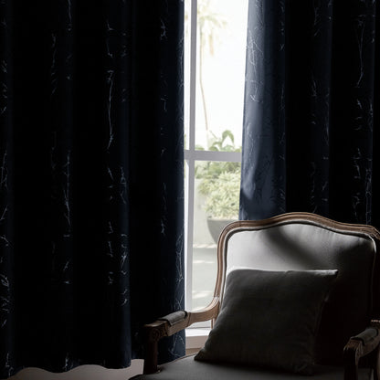 Grommet Blackout Curtains Tree Pattern