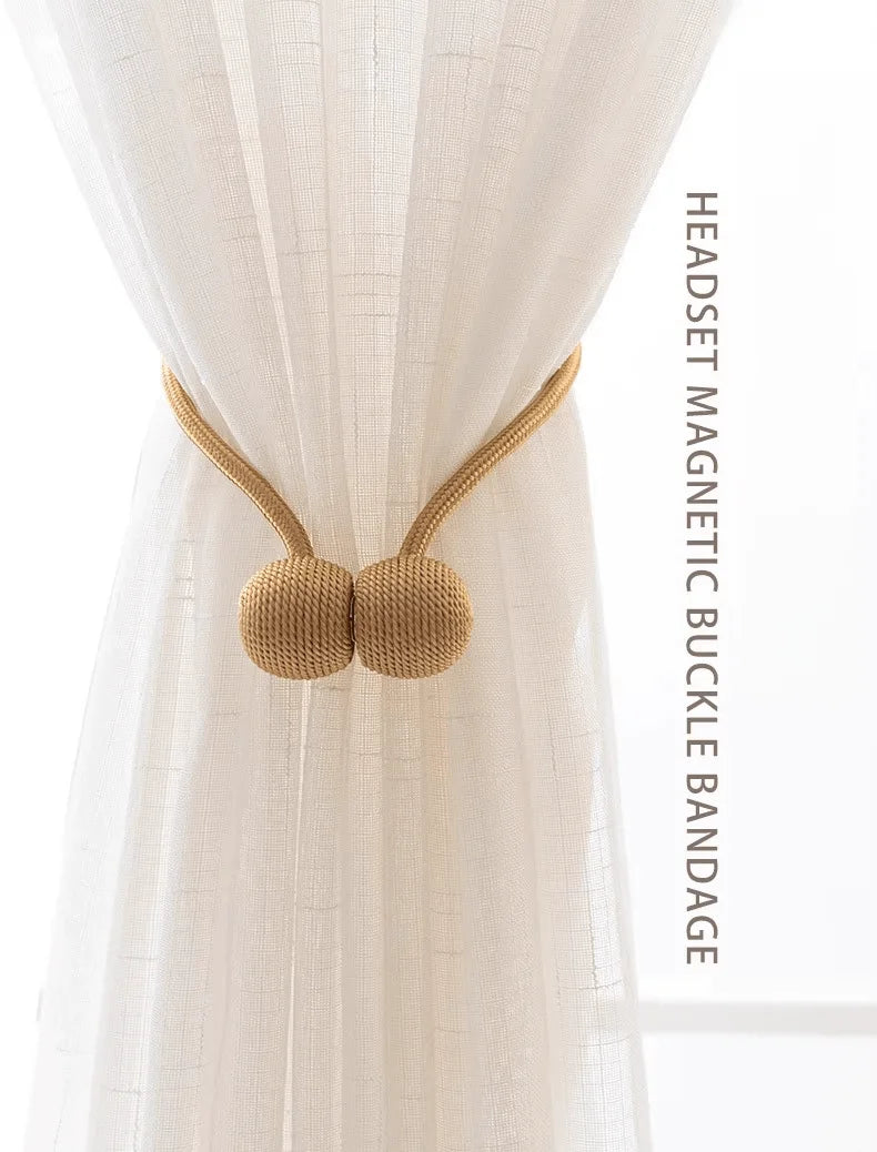 Magnetic Ball Curtain Tiebacks