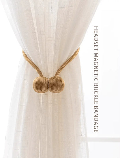 Magnetic Ball Curtain Tiebacks