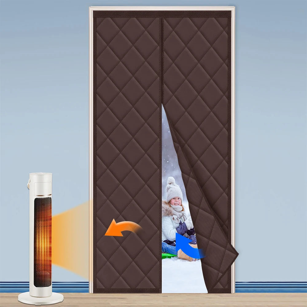 Magnetic Thermal Insulated Door Curtain