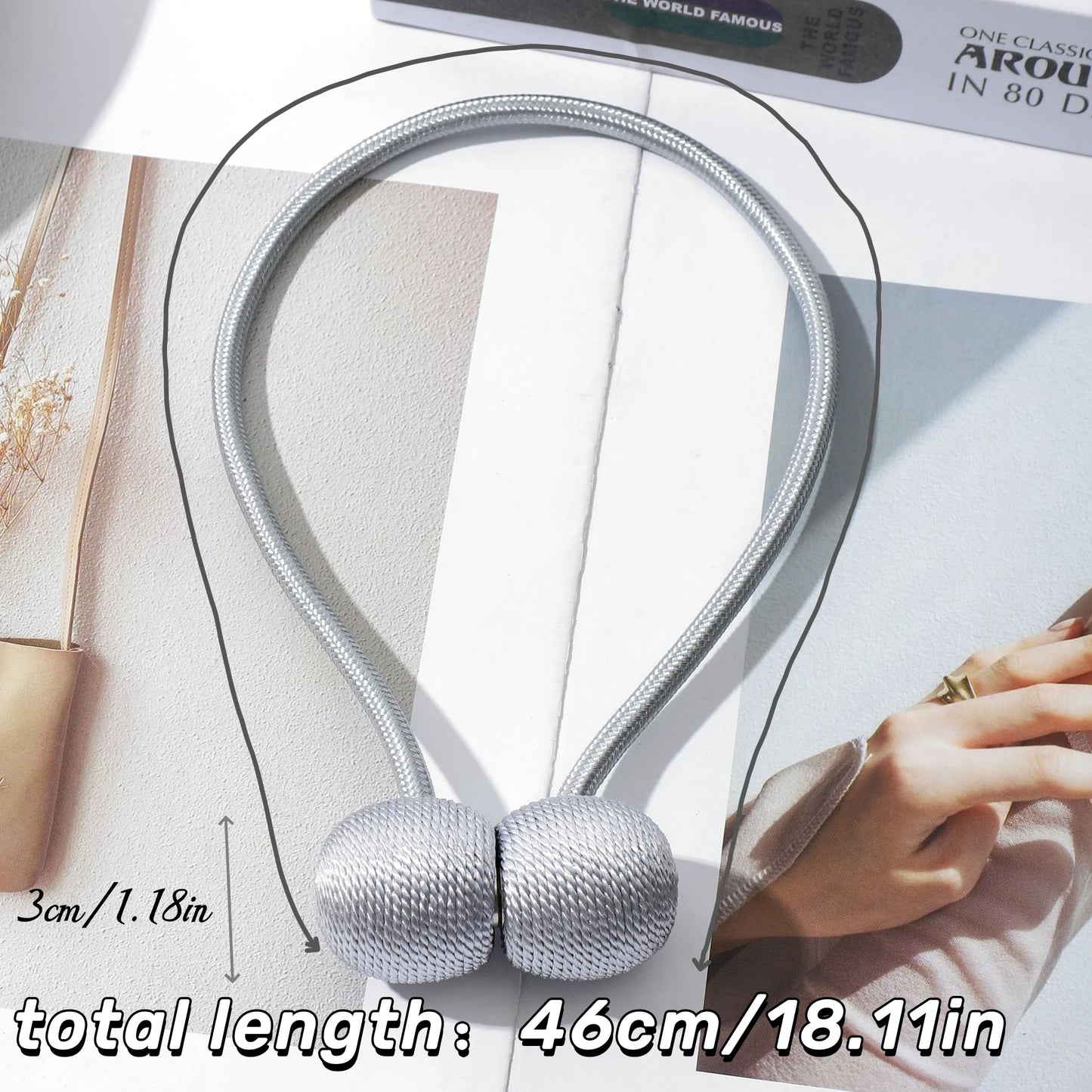 Magnetic Ball Curtain Tiebacks