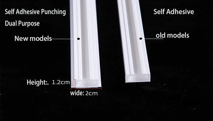 Self-Adhesive Silent Curtain Track