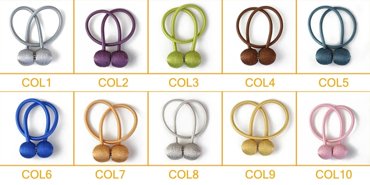 Magnetic Curtain Tieback Clips