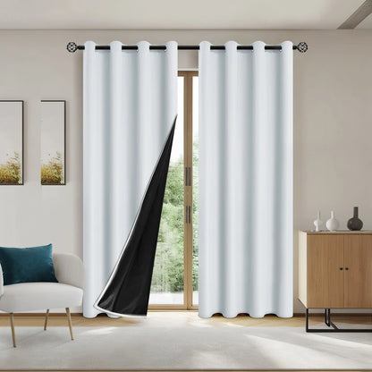 Modern Blackout Curtains Coated Lining