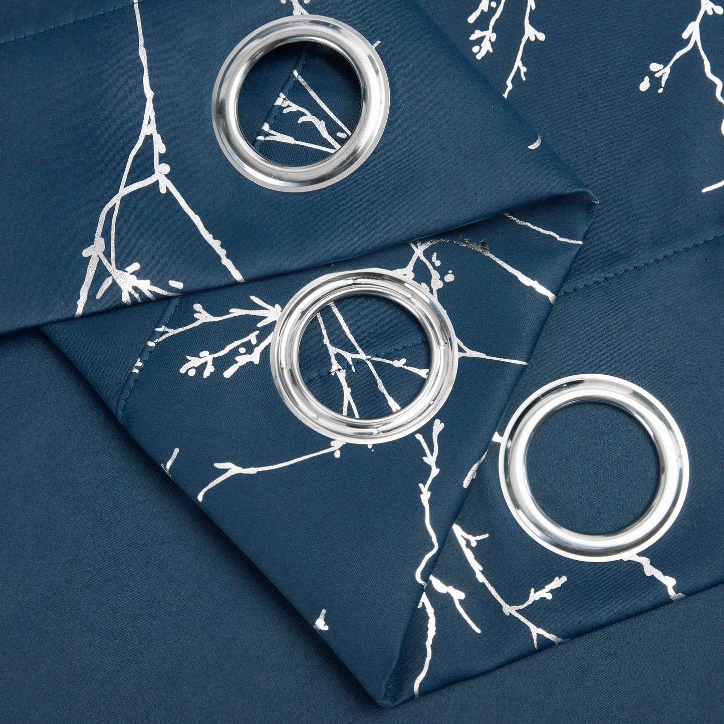 Grommet Blackout Curtains Tree Pattern