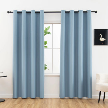 Modern Blackout Curtains Coated Lining
