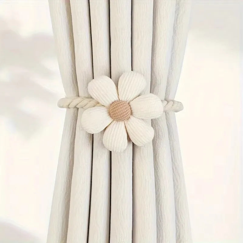 Floral Magnetic Curtain Buckle