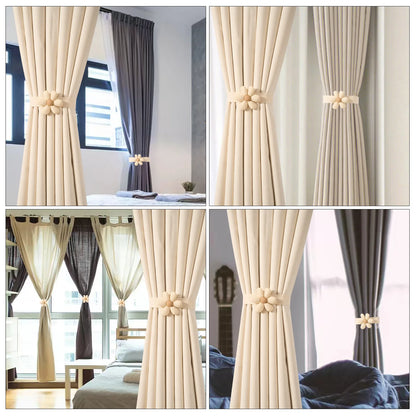 Floral Magnetic Curtain Buckle