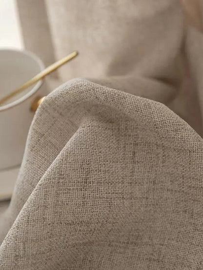 Japanese Linen Semi-Shading Curtains
