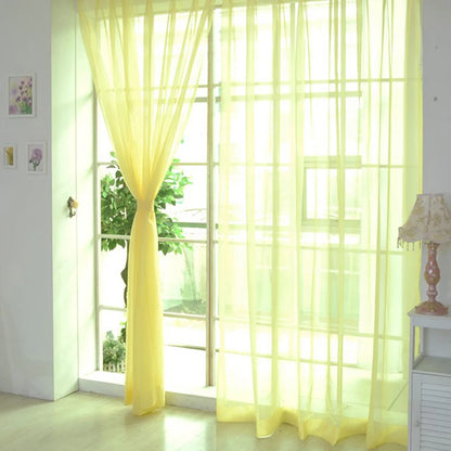 Transparent Gauze Sheer Curtains