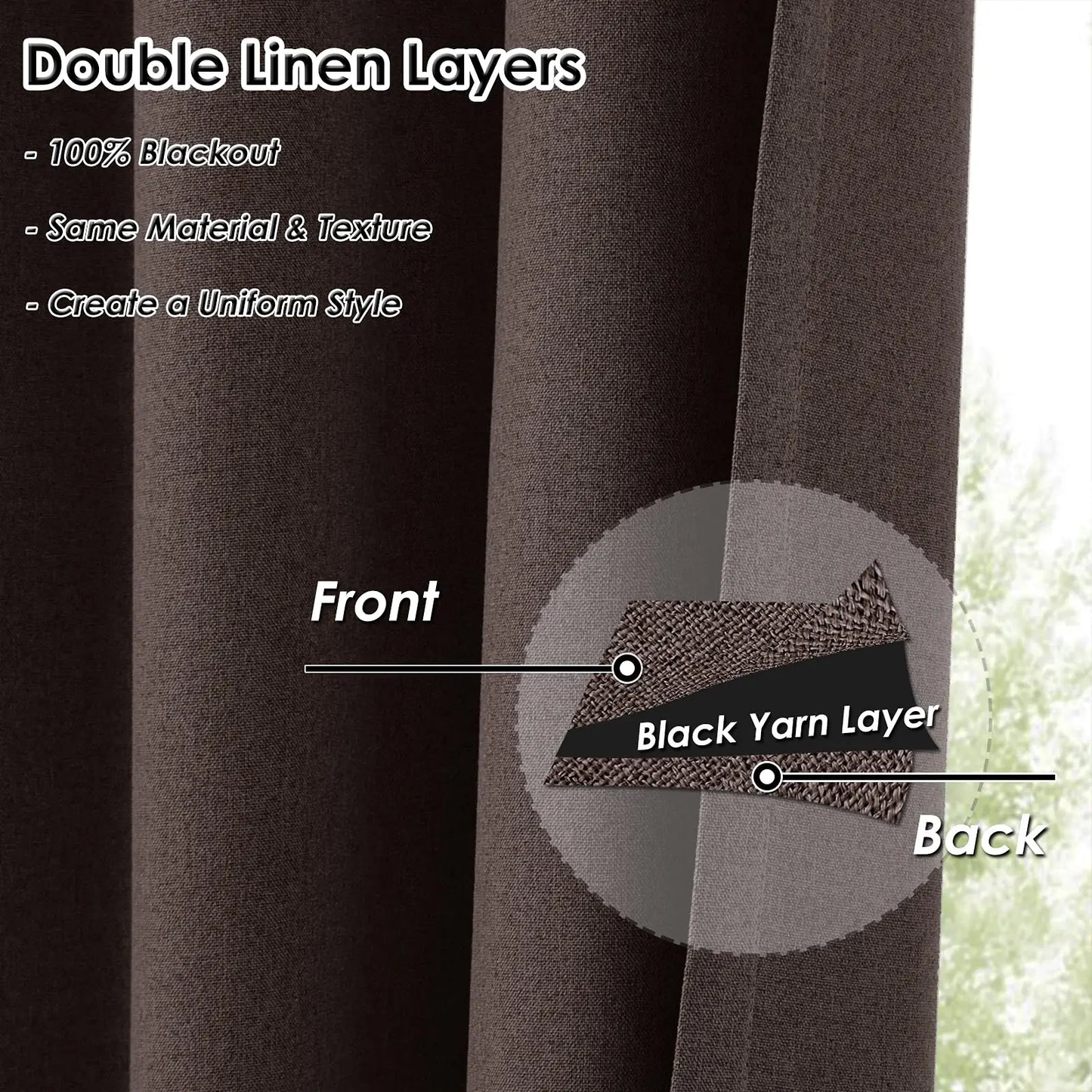 Extra Long Custom Blackout Curtains