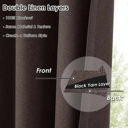 Extra Long Custom Blackout Curtains