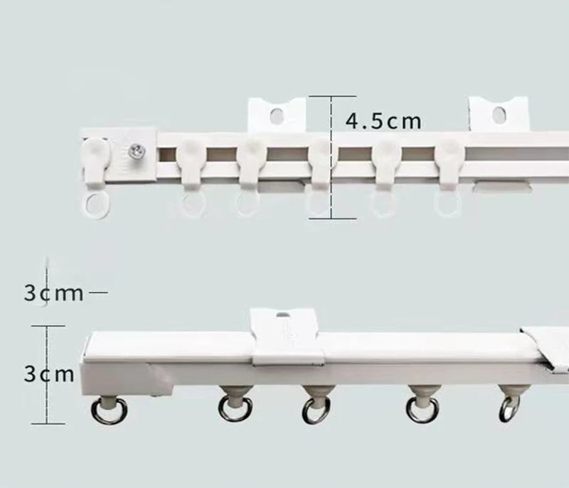 Self-Adhesive Silent Curtain Track