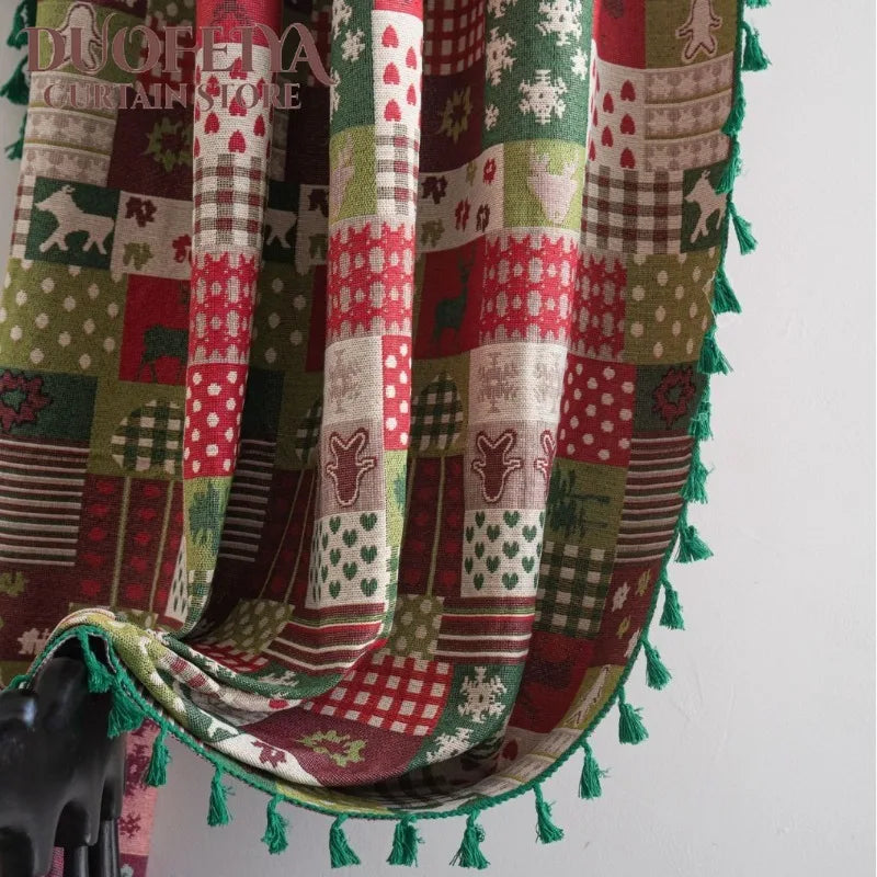 Yuletide Jacquard Holiday Drape